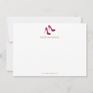 Boutique Parties scintillant rouge Talons Carte po