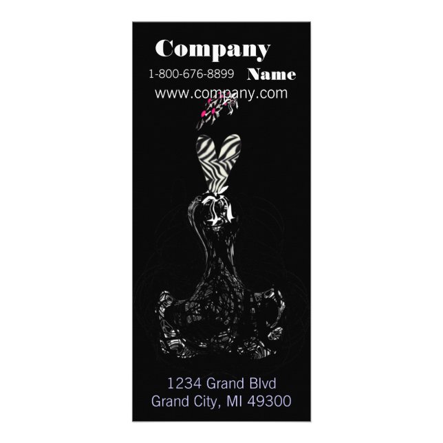 Boutique-Rackkarte Werbekarte (Vorne)