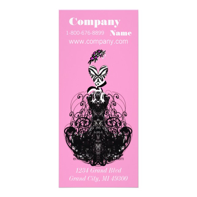 Boutique-Rackkarte Werbekarte (Vorne)