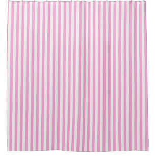 Boutique Streifen rosa / Kronleuchter - Duschvorhang
