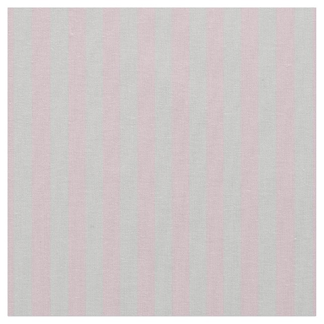 Boutique Streifen - Stoffe Rosa Grau (Nahaufnahme)