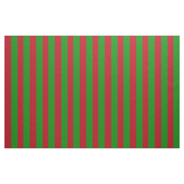 Boutique Streifen - Stoffe rot grün (Fat Quarter (45,7 x 55,9 cm))