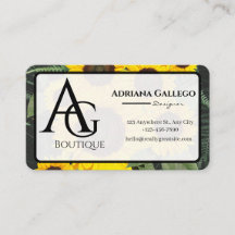 Boutique-Visitenkarte (editierbar)
