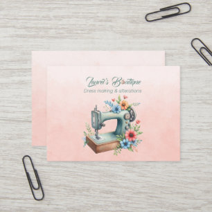Boutique von Dressings und Änderungen Visitenkarte