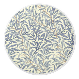 Bouton bleu saule (par William Morris) Bouton céra