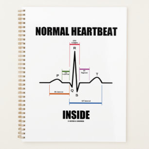 Bouton cardiaque normal à l'intérieur de l'ECG EKG