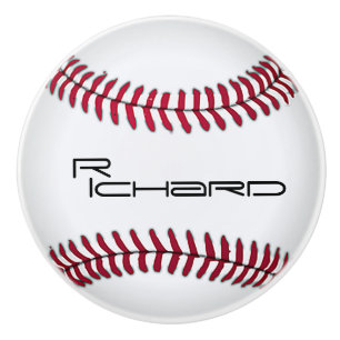 Bouton céramique de baseball personnalisé