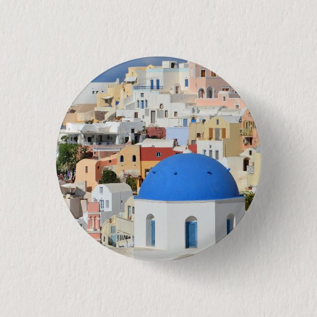 Bouton d'architecture Santorin / Badge (Devant)