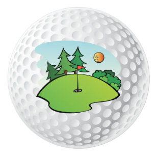 Bouton de boule de golf