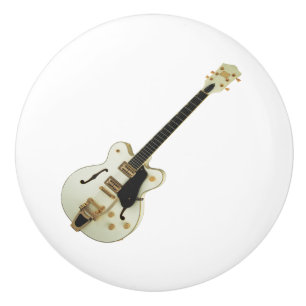 Bouton de céramique de Guitare blanche