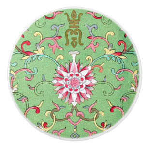 Bouton de céramique orientale