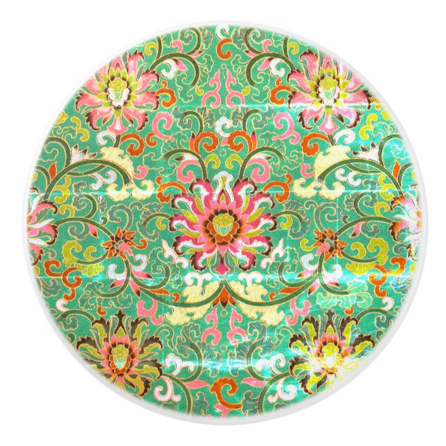 Bouton de céramique orientale (Devant)