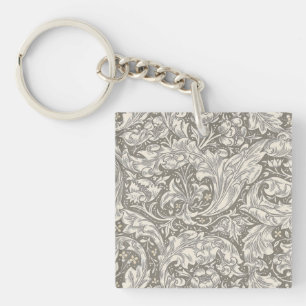 Bouton de fiancé en damas antique de William Morri