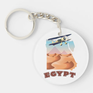 Bouton de l'affiche de voyage de la carte de l'Égy