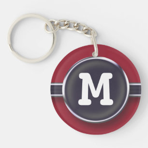 Bouton de machine à écrire de monogramme