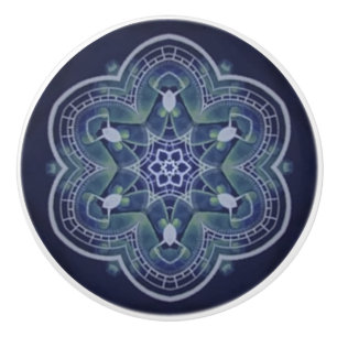Bouton de placard de cuisine ~ Kal Tuscan Knob Blu