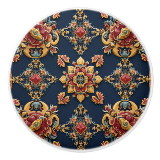 Bouton de porte en céramique