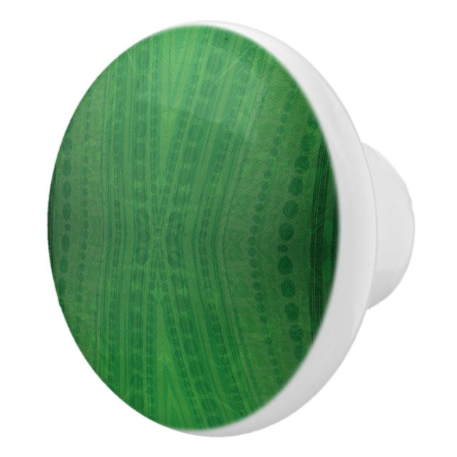 Bouton De Porte En Céramique Acceptation | Motif de Boho écologique (Droite)