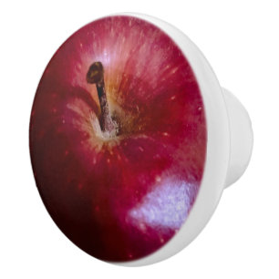 Bouton De Porte En Céramique Apple réaliste