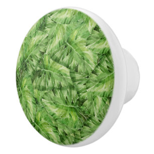 Bouton De Porte En Céramique aquarelle de nénuphar