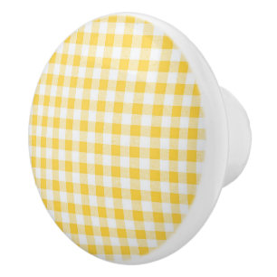 Bouton De Porte En Céramique Armoire en céramique jaune
