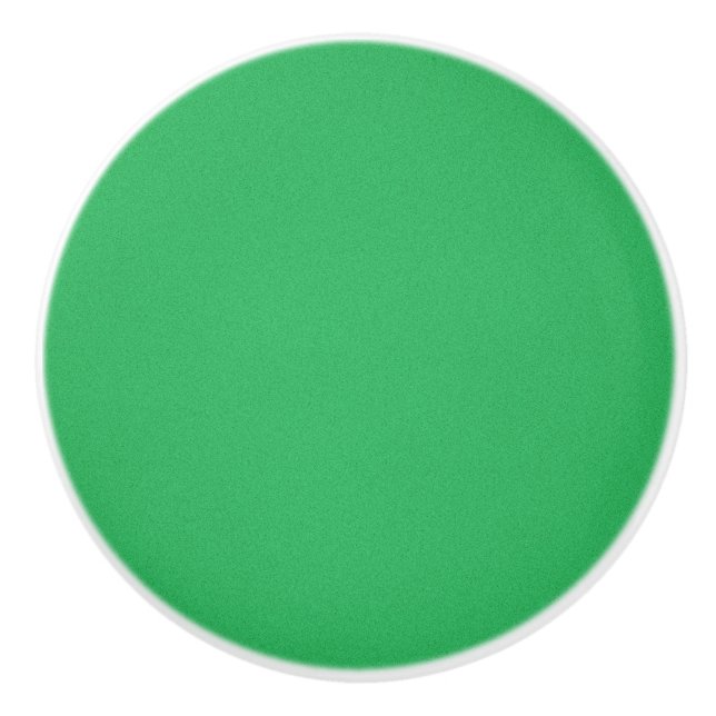 Bouton De Porte En Céramique Arrière - plan vert tendance (Devant)