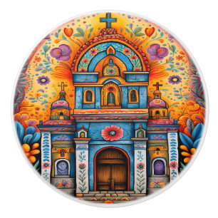 Bouton De Porte En Céramique Art mexicain