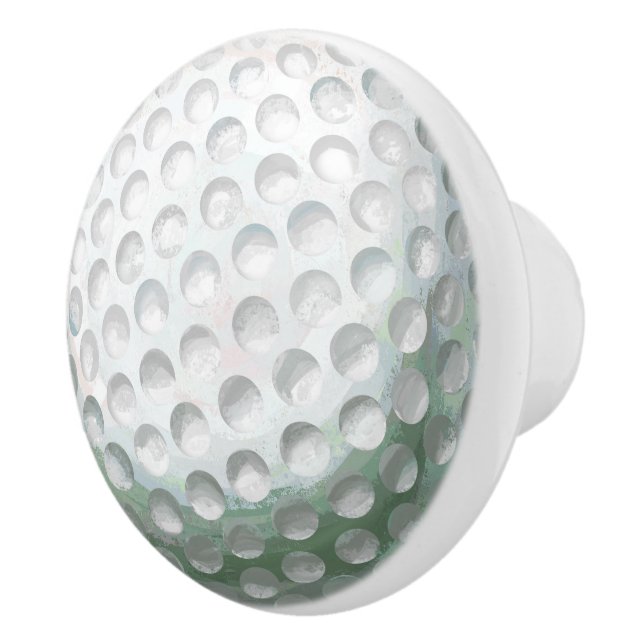 Bouton De Porte En Céramique Bal de golf (Droite)
