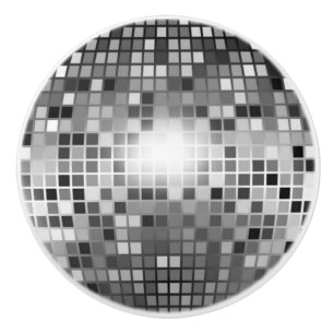 BOUTON DE PORTE EN CÉRAMIQUE BALL DISCO