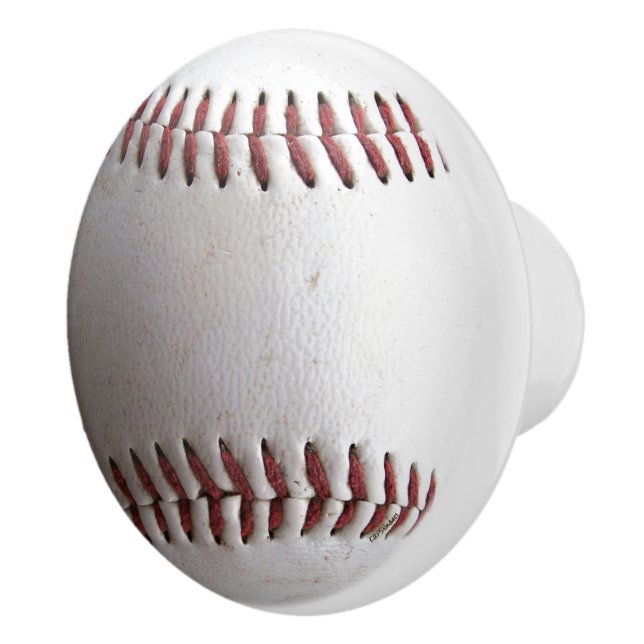 Bouton De Porte En Céramique Base-ball (Droite)