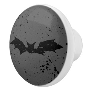 Bouton De Porte En Céramique Bat à griffes