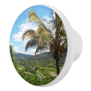 BOUTON DE PORTE EN CÉRAMIQUE "BEAU HANALEI SURLOOK"