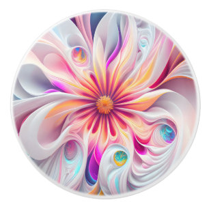 Bouton De Porte En Céramique Belle couleur carnavalesque bractal Ceramic Knob