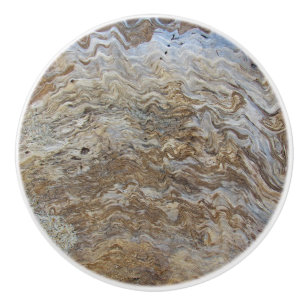 Bouton De Porte En Céramique Belles vagues de bois de Grain Closeup Bois