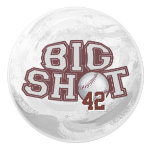 Bouton De Porte En Céramique Big Shot Basball