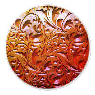 Bouton De Porte En Céramique Bois sculpté