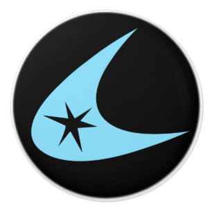 Bouton De Porte En Céramique Boomerang