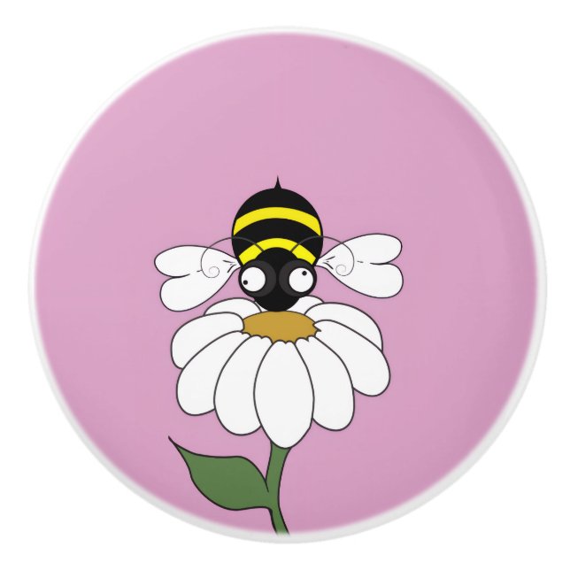 Bouton De Porte En Céramique Bouton en céramique Daisy (Devant)