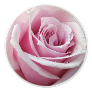 Bouton De Porte En Céramique Bouton en céramique floral de rose de rose