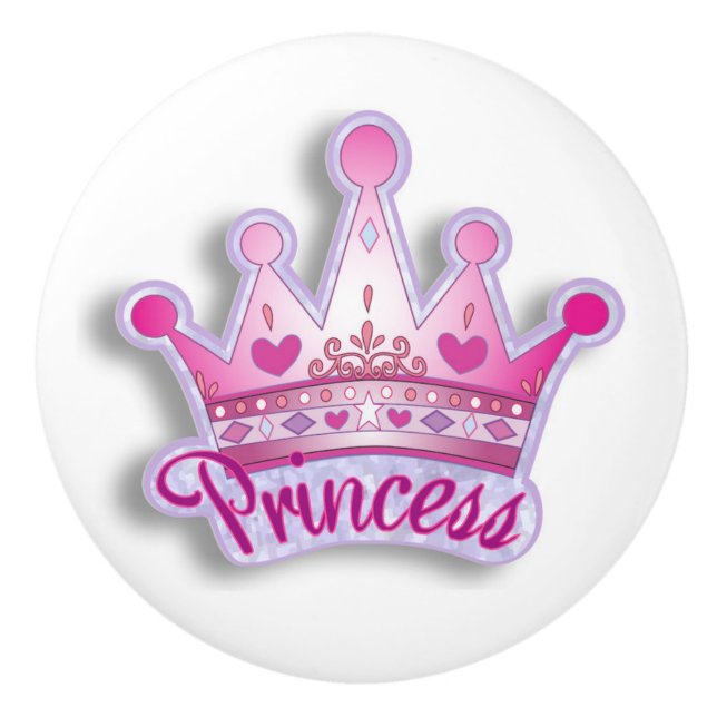 Bouton De Porte En Céramique Bouton/princesse en céramique (Devant)