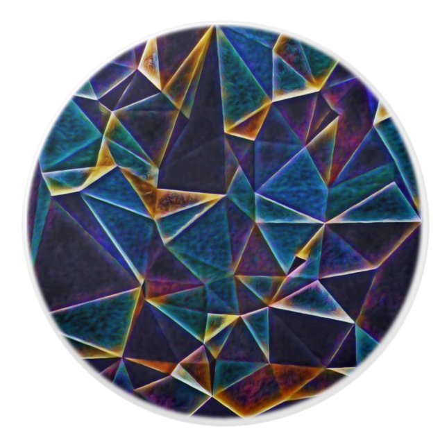 Bouton De Porte En Céramique Bulles cassées (Devant)