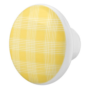 Bouton De Porte En Céramique Câble en céramique à pâte noisette jaune