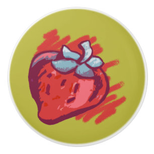 Bouton De Porte En Céramique Cadeaux fraises