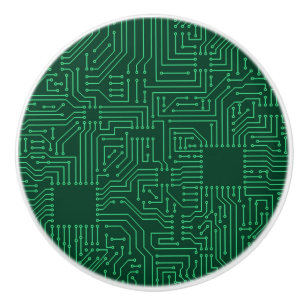 Bouton De Porte En Céramique Carte d'ordinateur