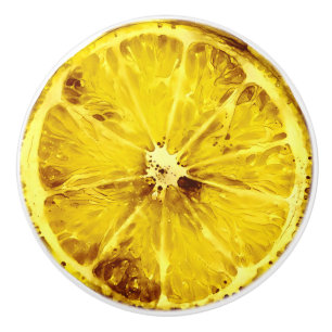 Bouton De Porte En Céramique Cerambre citron