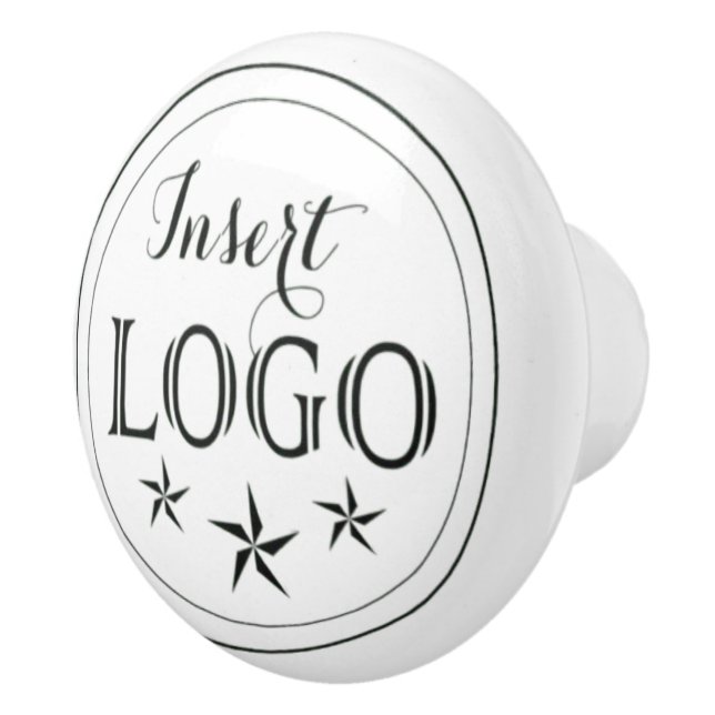 Bouton De Porte En Céramique Ceramic Knob personnalisé avec votre logo (Droite)
