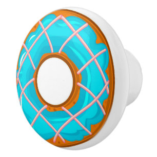 Bouton De Porte En Céramique Charmante noisette décadente / beigne
