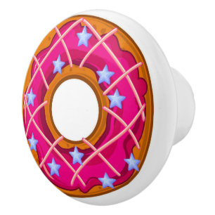 Bouton De Porte En Céramique Charmante noisette décadente / beigne