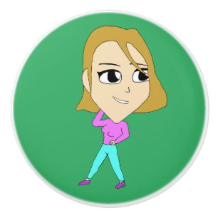 Bouton De Porte En Céramique chibi