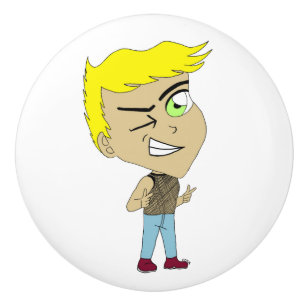 Bouton De Porte En Céramique chibi